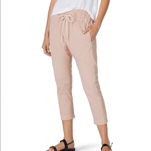 Bassike drop crotch pink pants